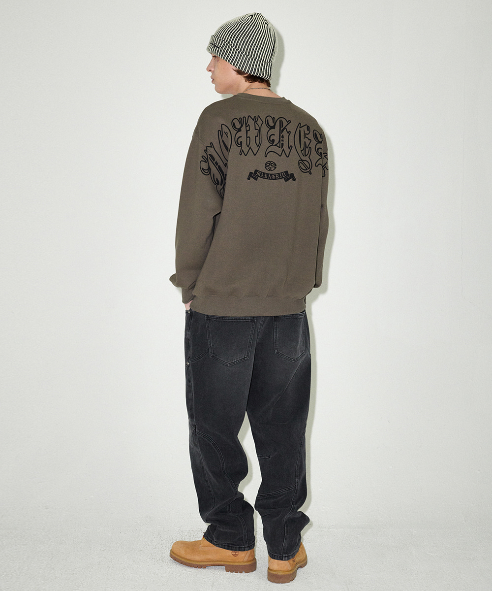 BACK NOWHERE SWEATSHIRT [BROWN] - MAHAGRID