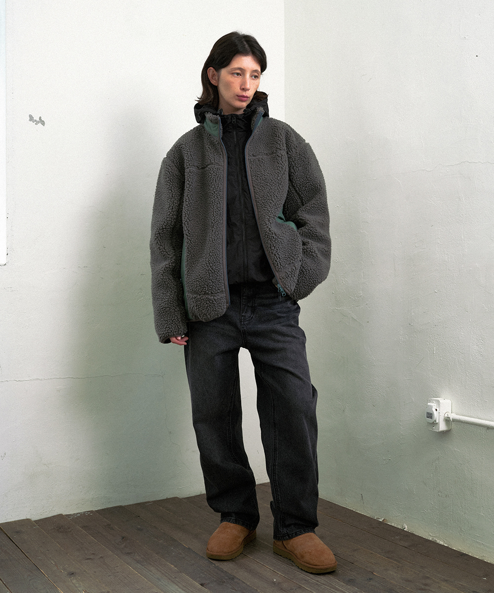 [ MAHAGRID]★ MICRO FLEECE JACKET MICRO FLEECE JACKET - mahagrid | 60% - Asian Fashion Online