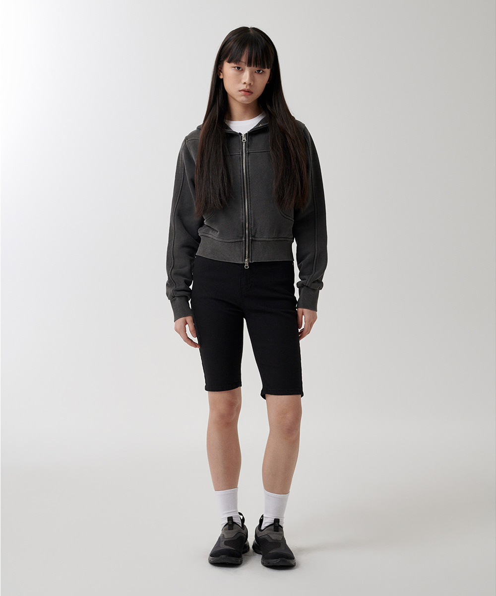 【mahagrid】22SS★ RAW EDGE PIGMENT HOODIE mahagrid (マハグリッド) RAW EDGE PIGMENT HOODIE [SAGE