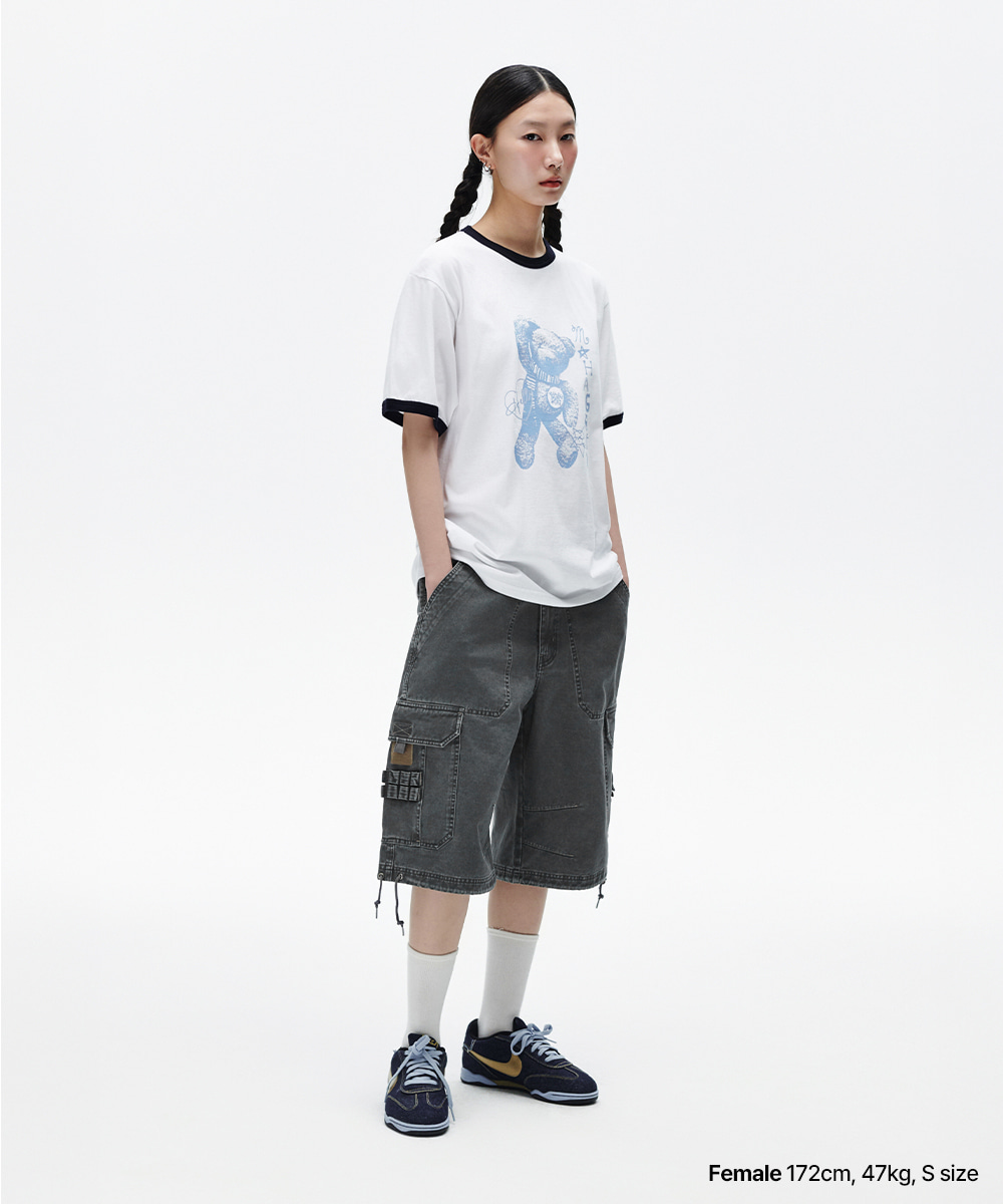 UTILITY CARGO SHORT[CHARCOAL] - MAHAGRID
