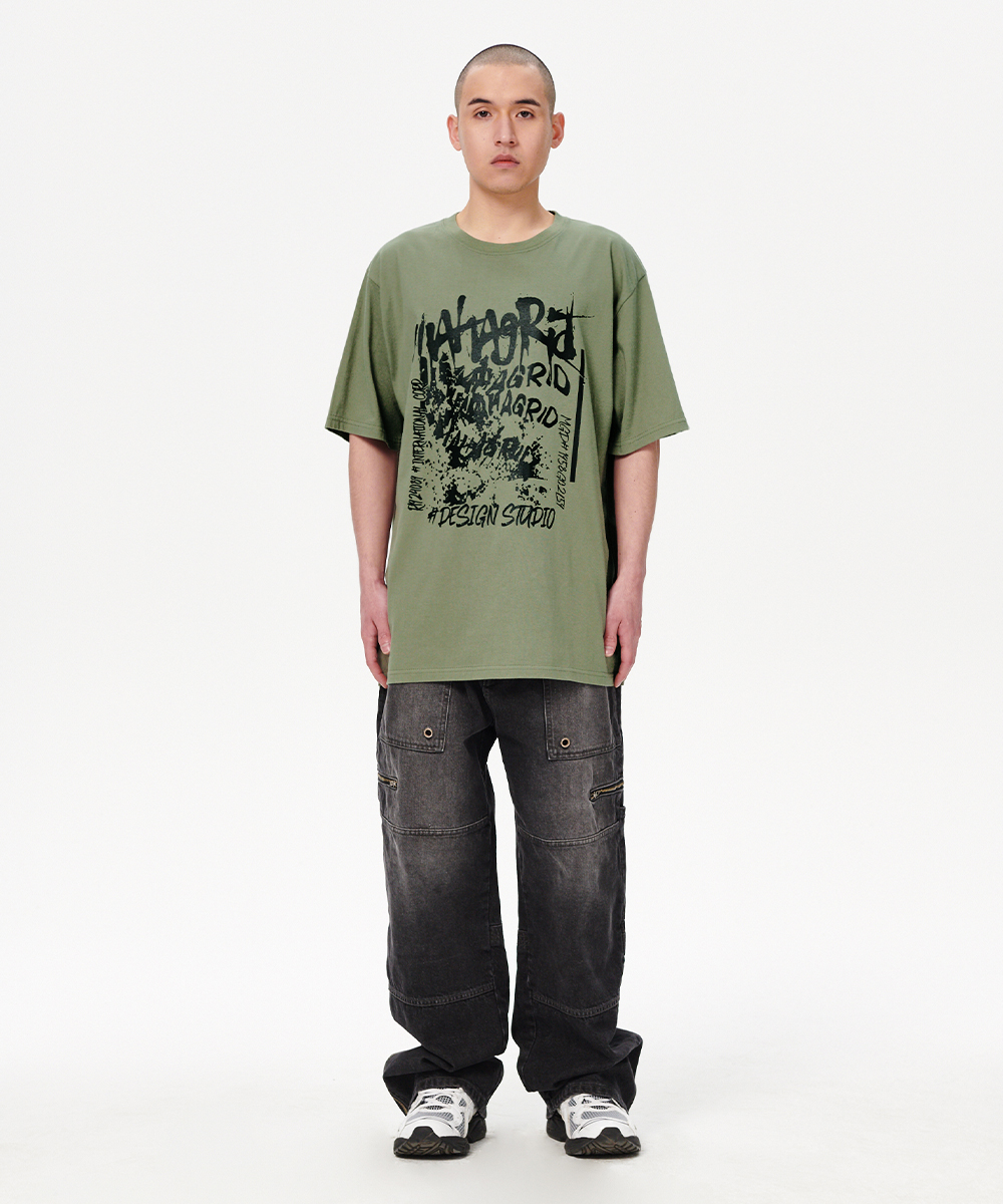 【MAHAGRID】CORP TEE ★24SS CORP TEE[KHAKI] - MAHAGRID