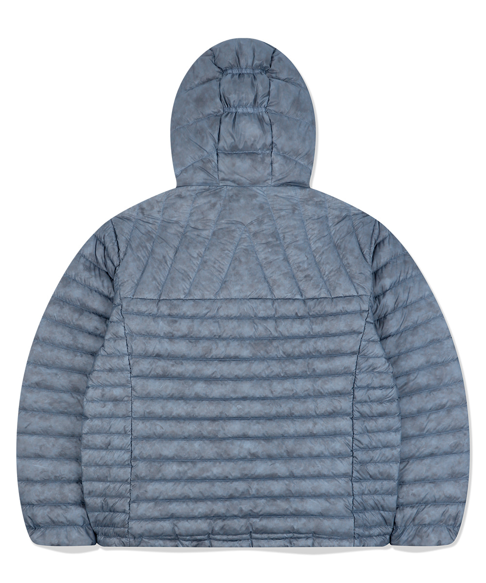 LIGHT HOODED DOWN PUFFER [BLUE] - MAHAGRID