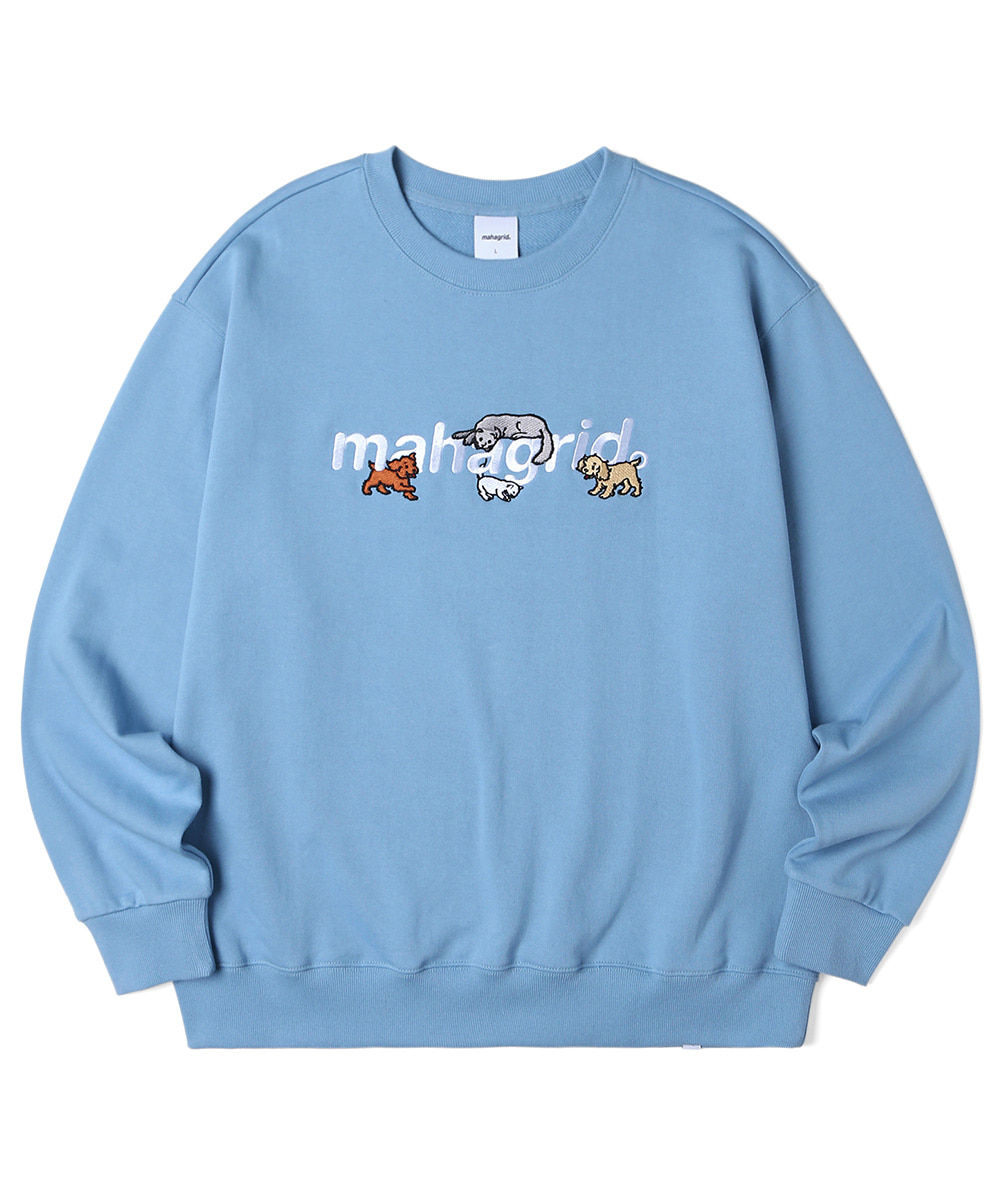 CATS AND DOGS SWEATSHIRT[BLUE]