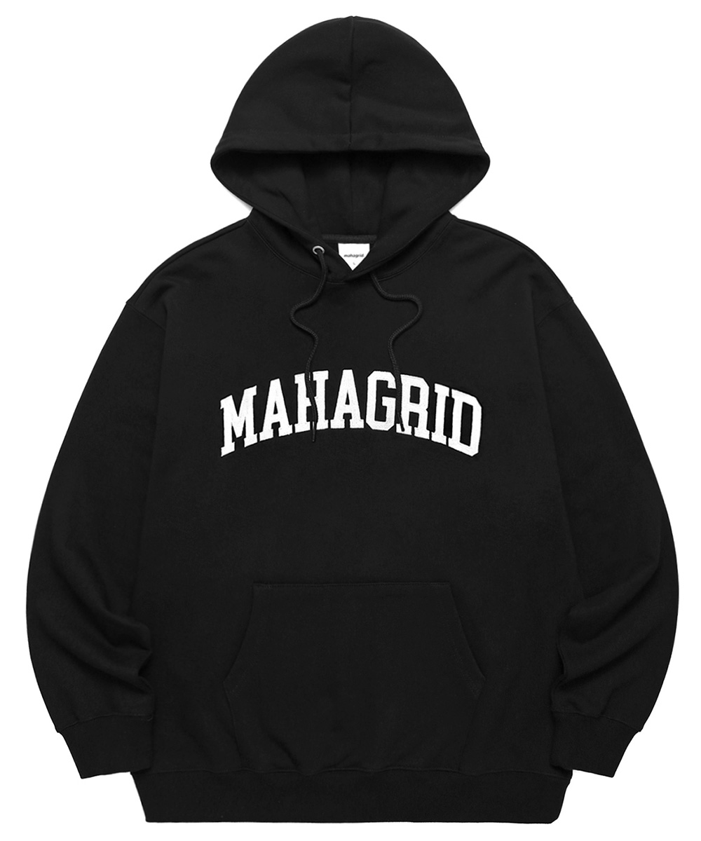 VARSITY LOGO HOODIE[BLACK]