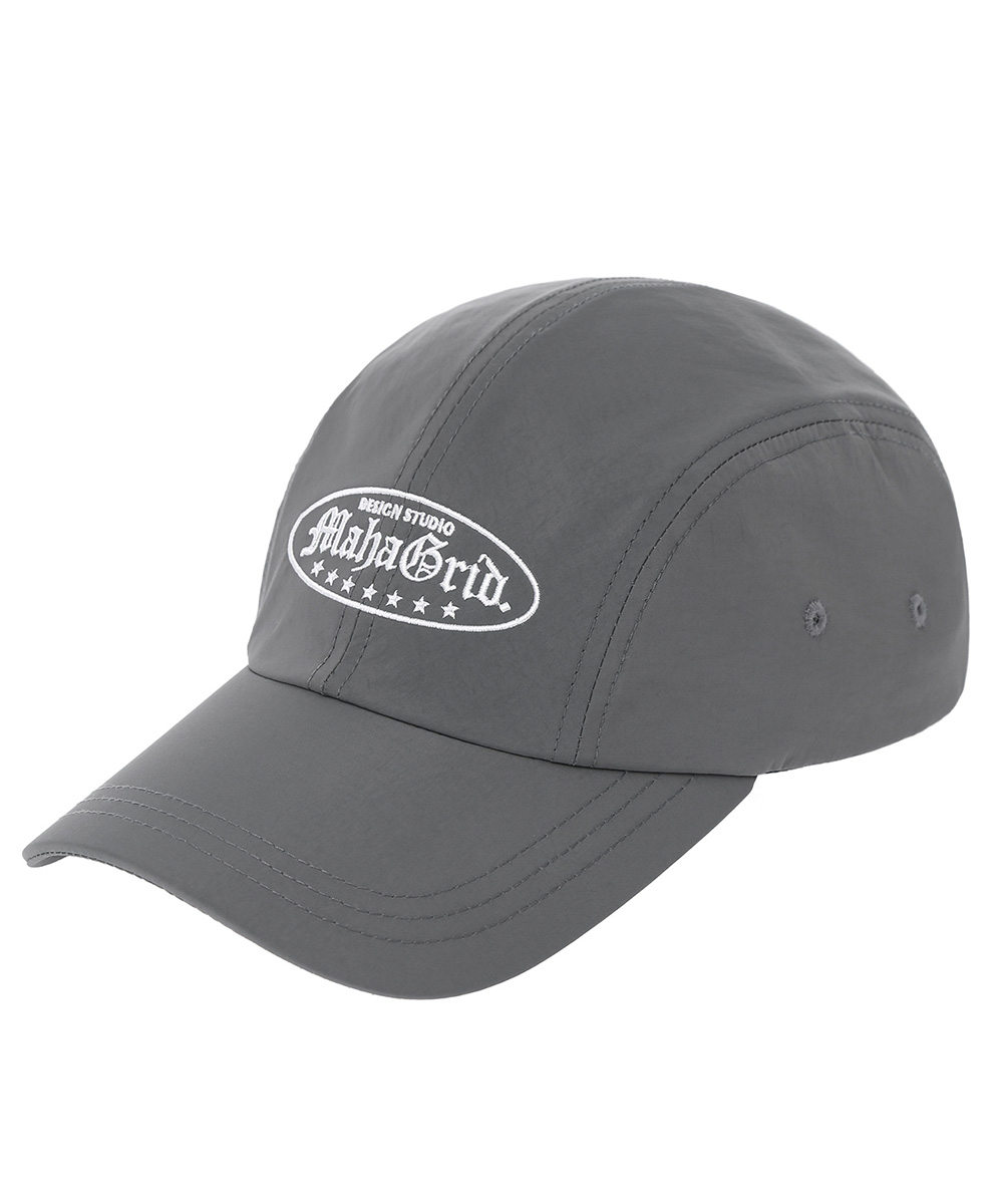 GOTHIC OVAL LOGO CAP[CHARCOAL]
