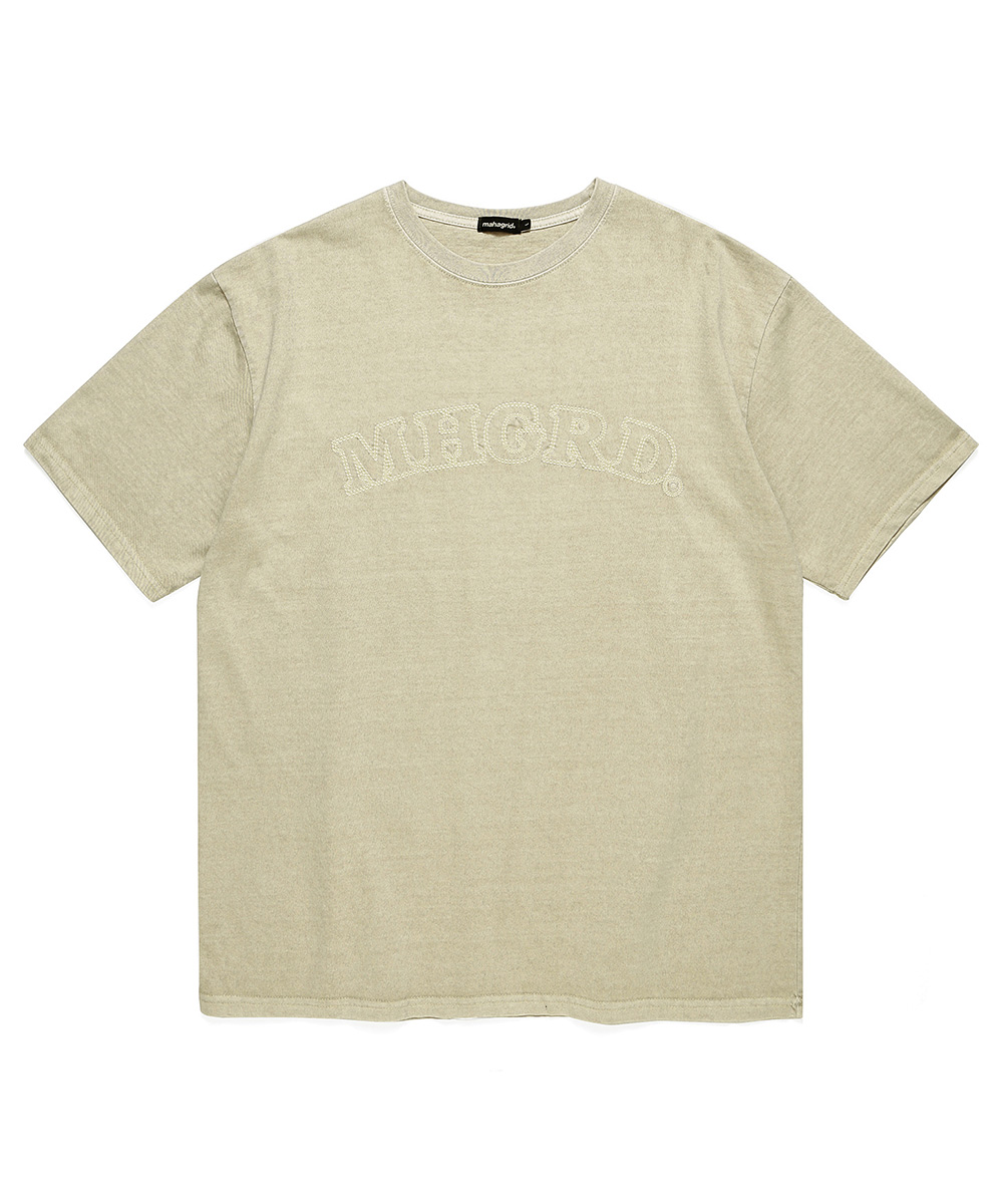 ARC LOGO PIGMENT TEE[BEIGE]