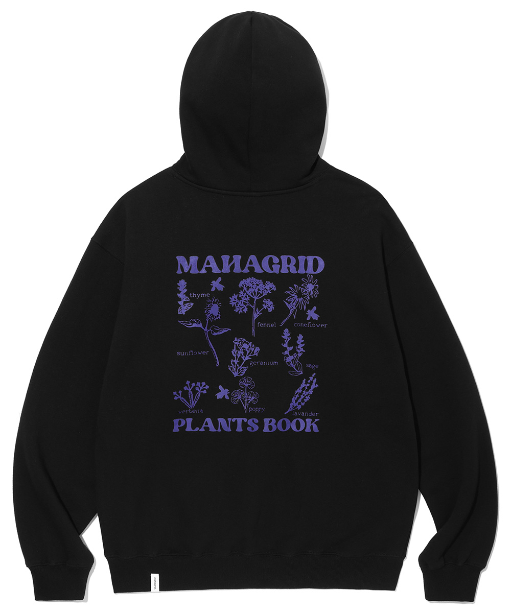 PLANTS BOOK HOODIE[BLACK]