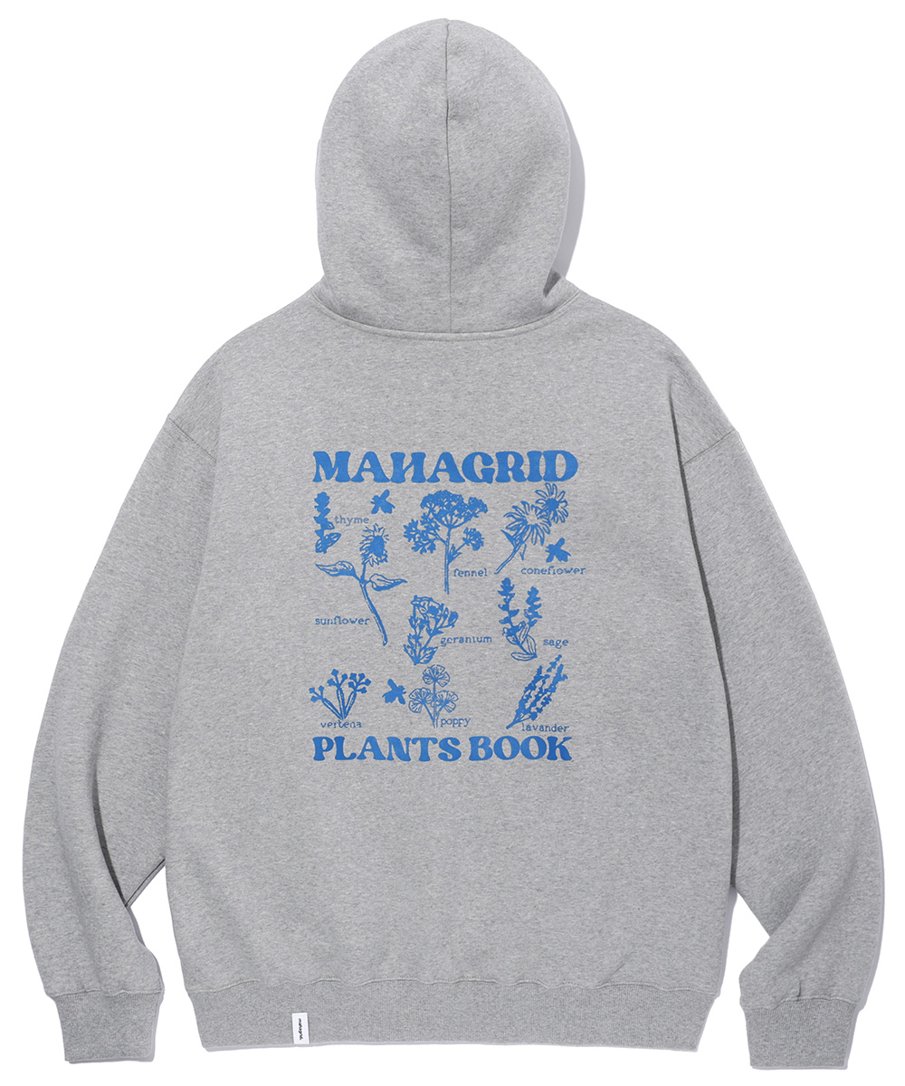 PLANTS BOOK HOODIE[GREY]