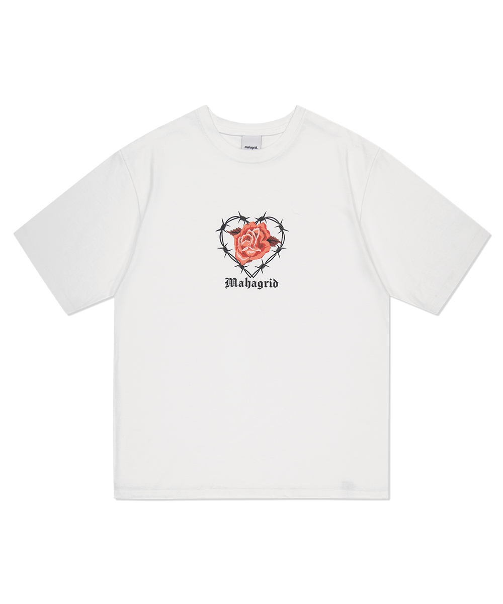 ROSE WIRE TEE[WHITE]