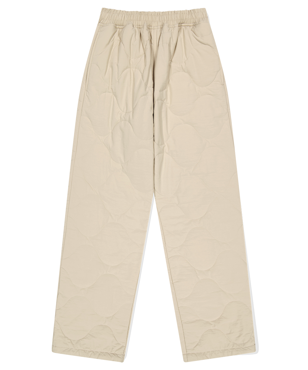 QUILTED PANT[BEIGE]