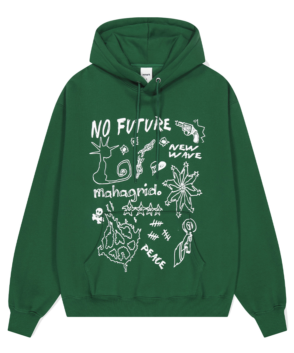 NO FUTURE HOODIE[GREEN]