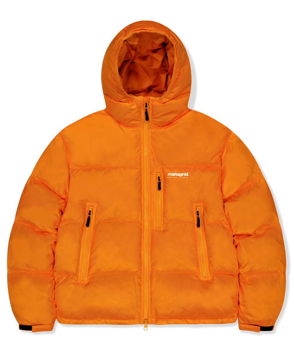 HOODED DOWN PUFFER[ORANGE]