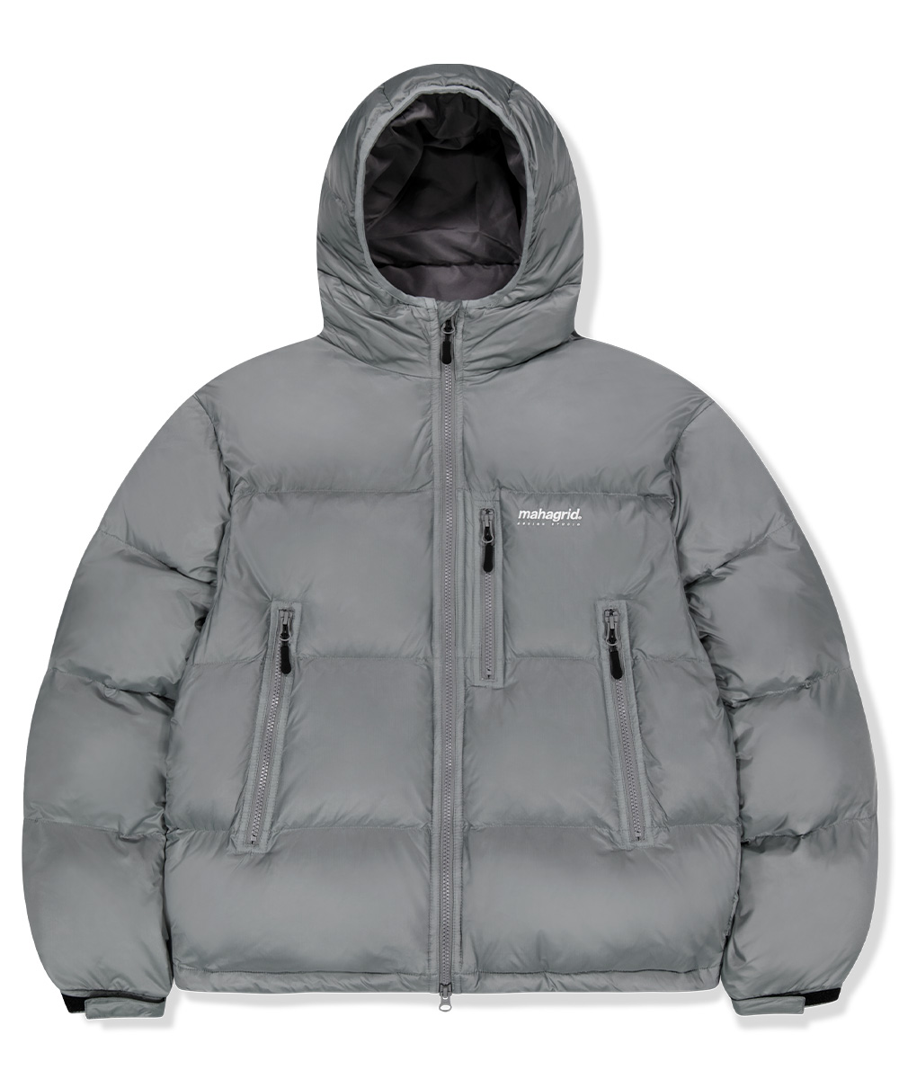 HOODED DOWN PUFFER[GREY]