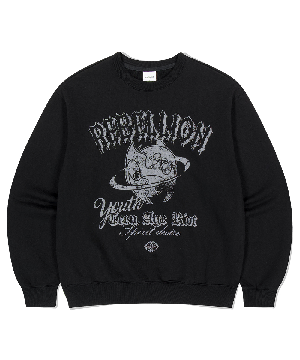 REBEL SWEATSHIRT[BLACK]