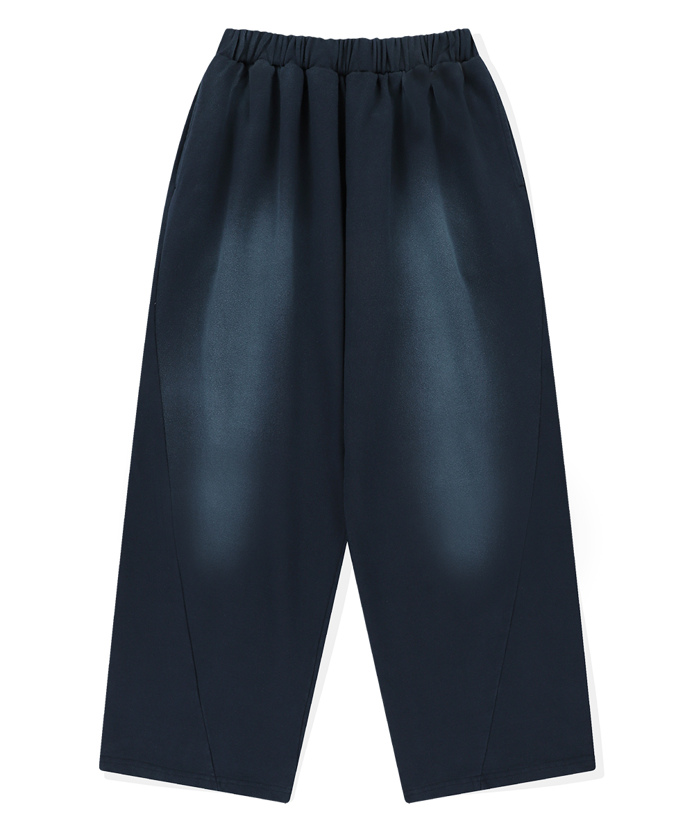 BRUSHED WIDE SWEATPANT[NAVY]