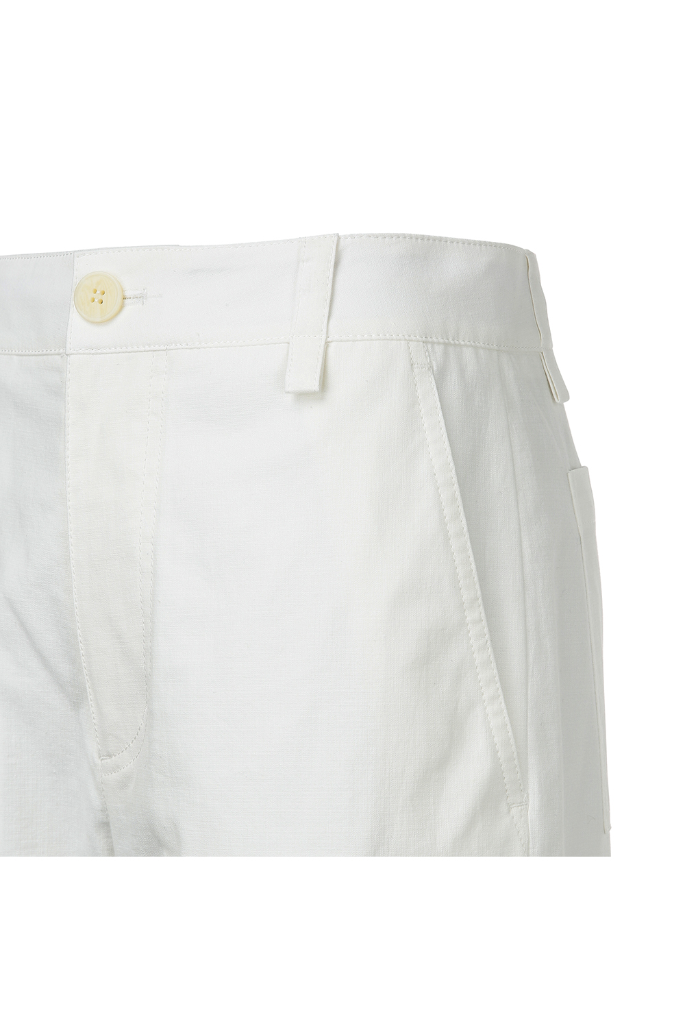 Cargo Pants, White - MAISONMARAIS