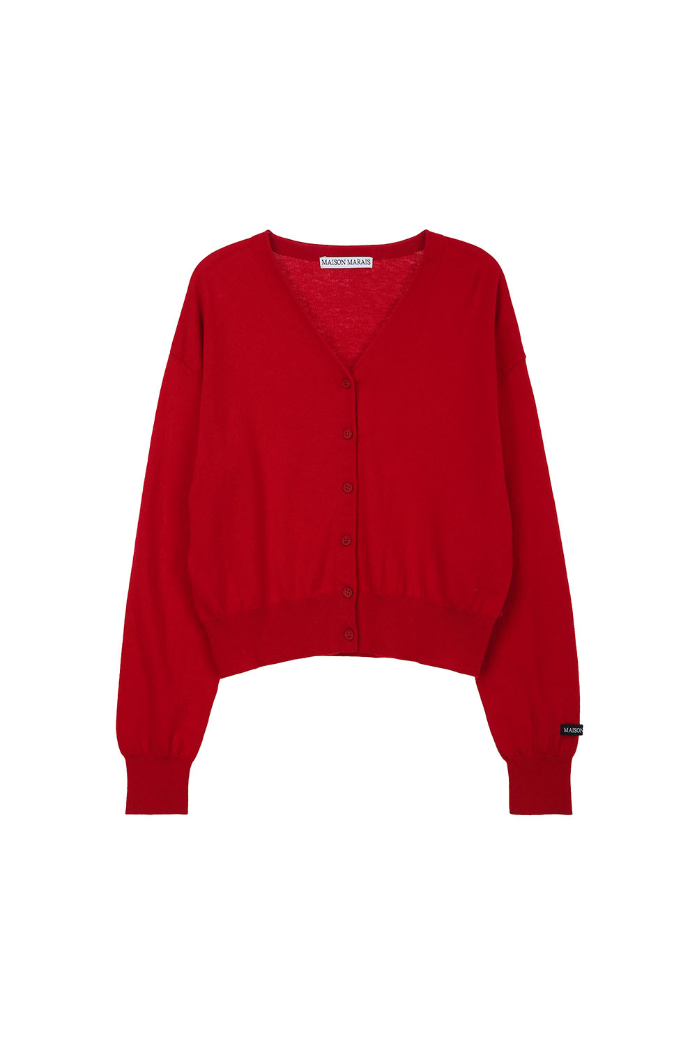 MAISON KINEMA パイルカーディガン　バーガンディ maison kinemaPile cardiganBurgundyサイズM