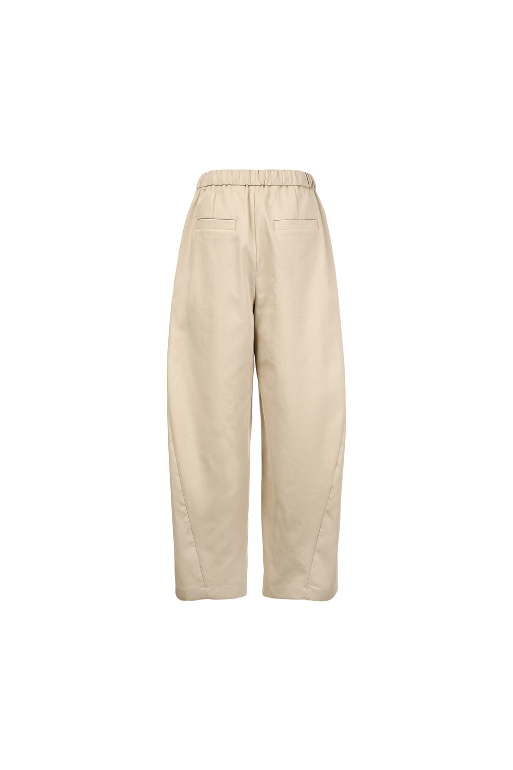 Pants cream color image-S1L37