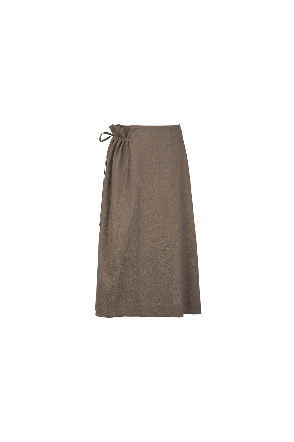 skirt oatmeal color image-S1L9