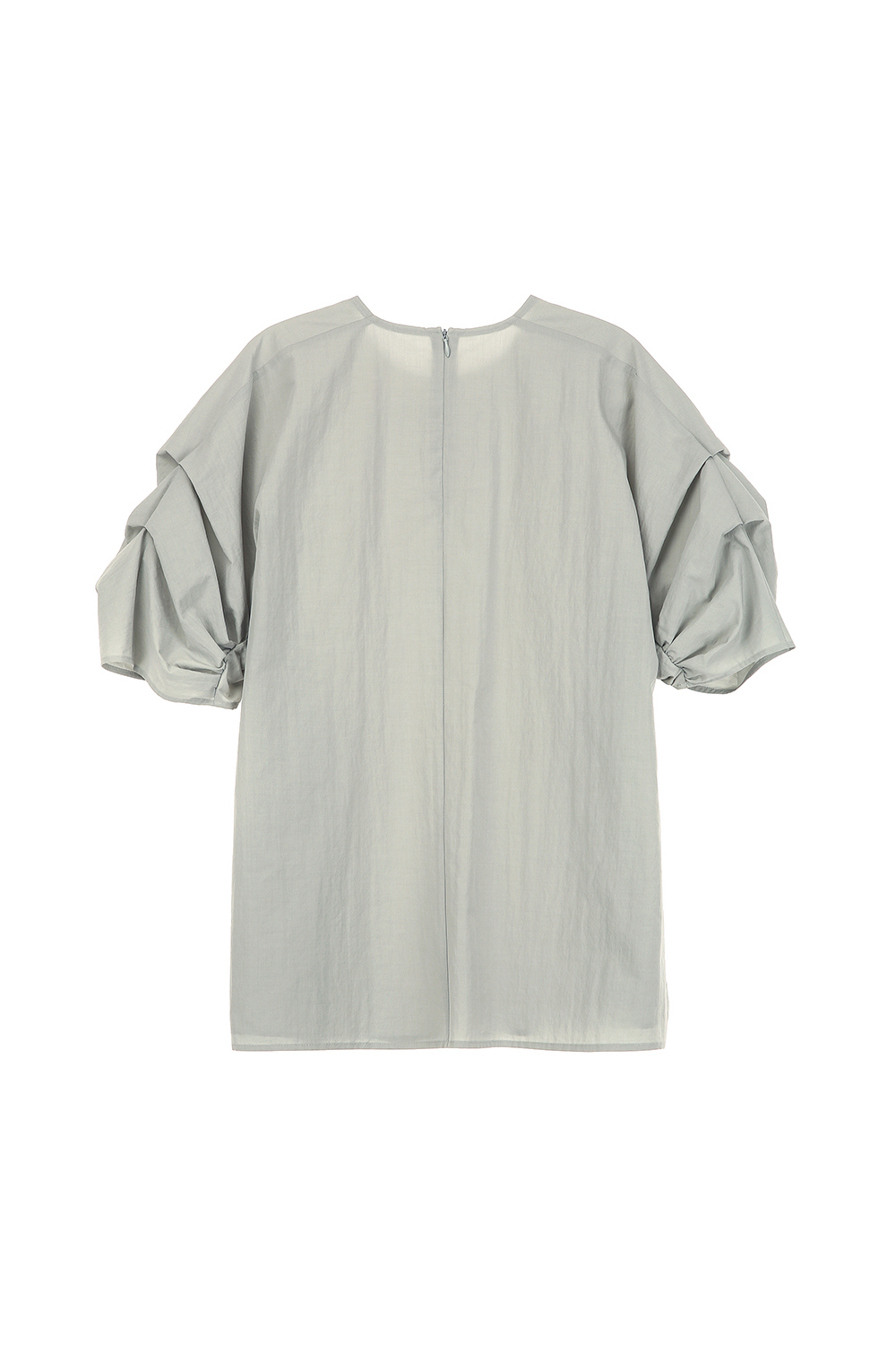 short sleeved tee grey color image-S1L8