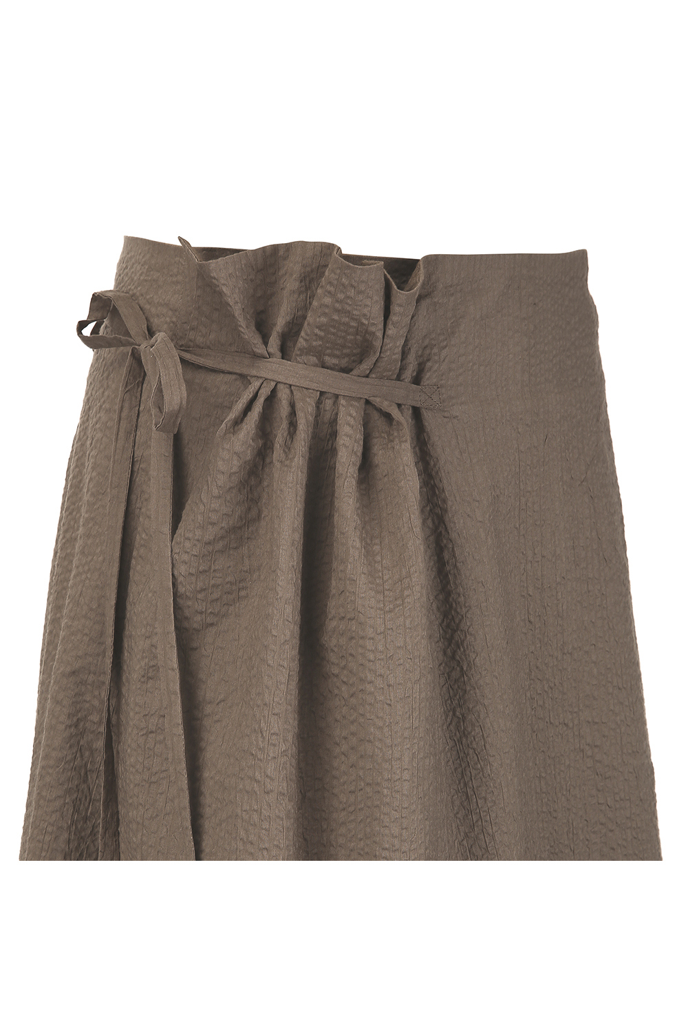 skirt oatmeal color image-S1L10