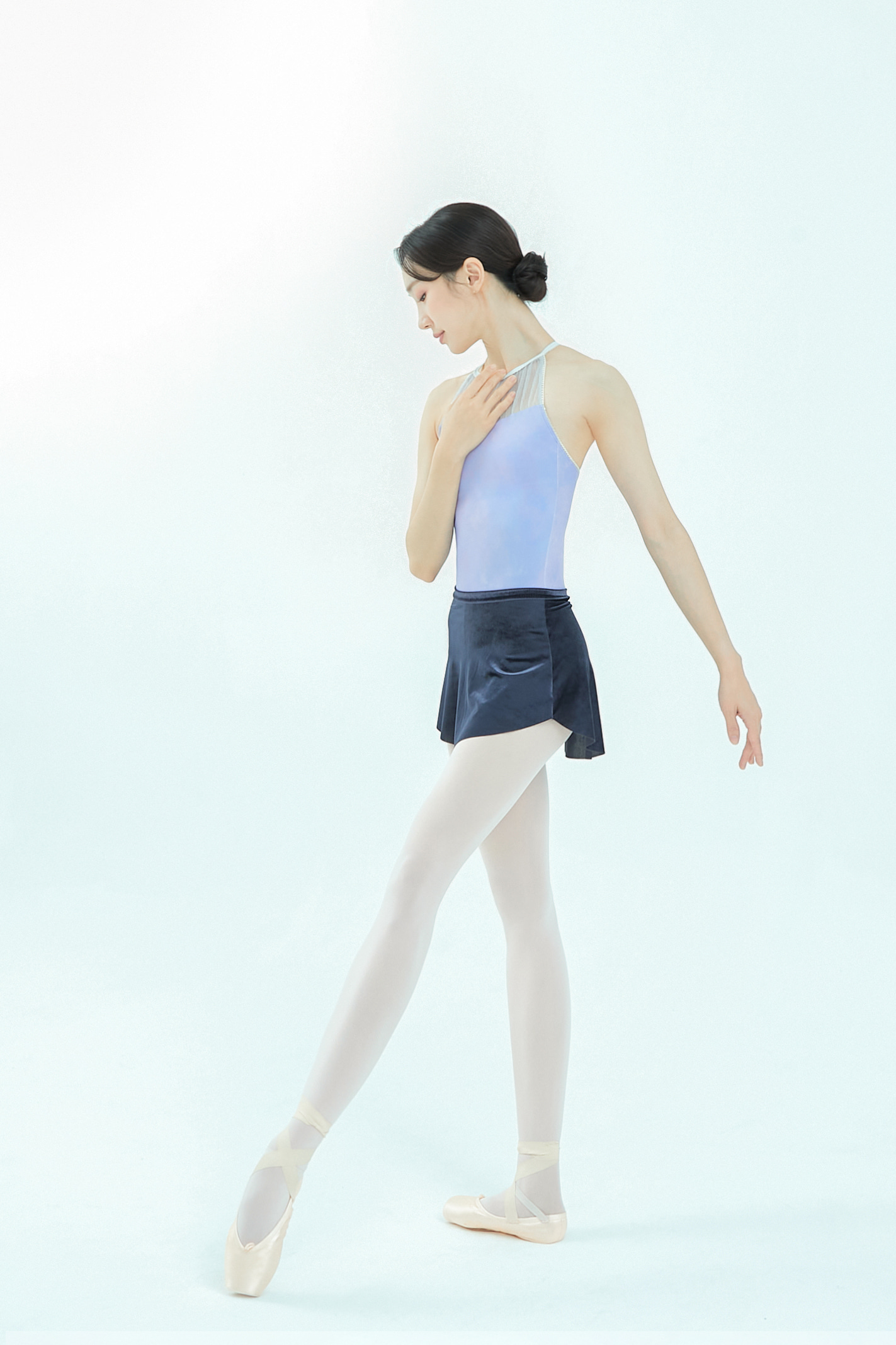 마쥬에 - Ballet wear Majouet Glam Pull-on skirt  &quot;Navy&quot;