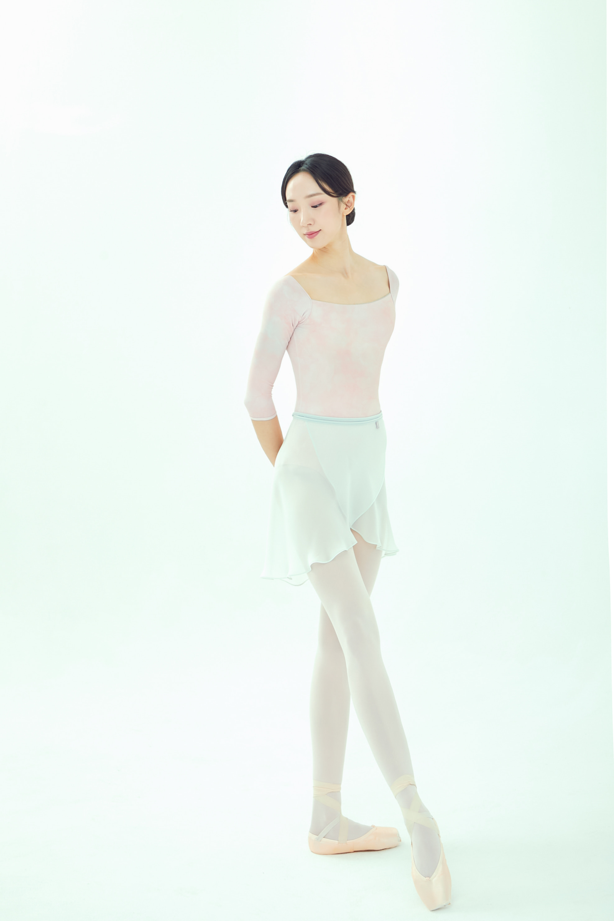 마쥬에 - Ballet wear Majouet (New line) Semi-midi wrap skirt
