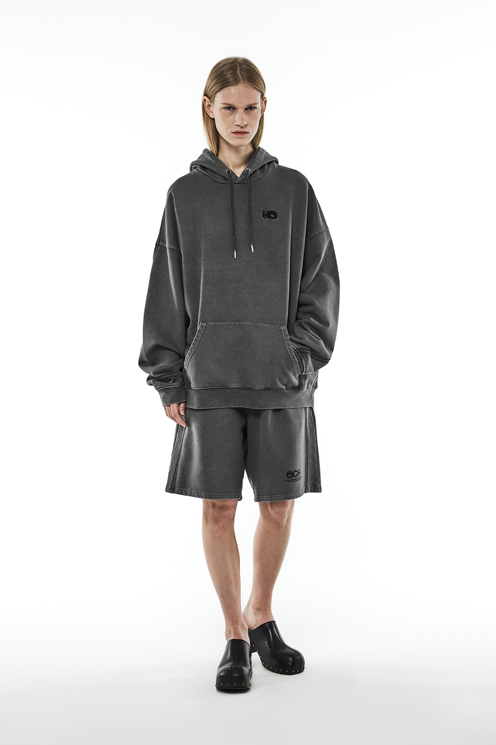 CURVE STITCHED ECO DYED L/SL HOODIE CH