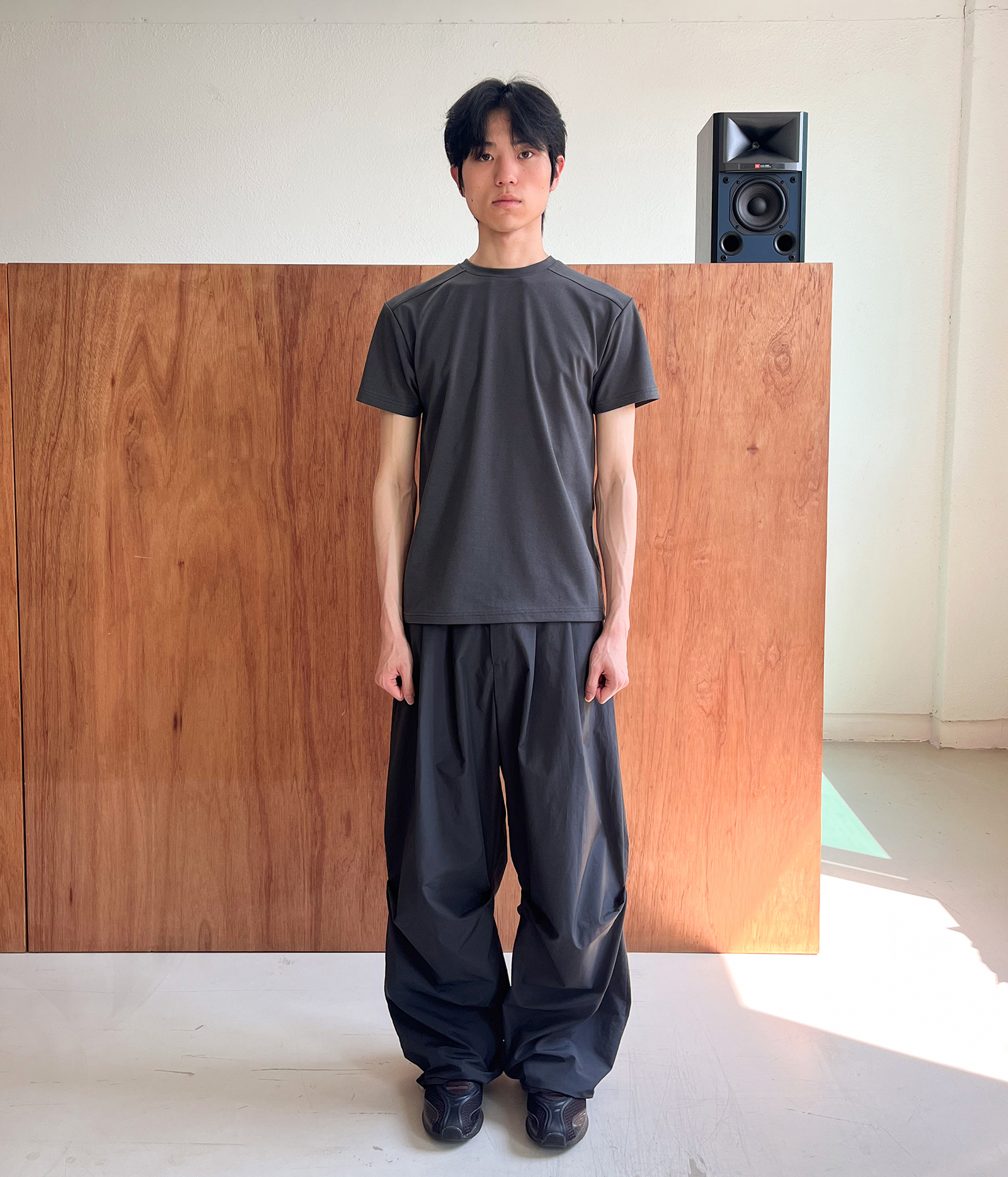 【HI FI FNK】Dopy Twill Wide Pants Long Length Twill Wide Leg Pant | OAK + FORT
