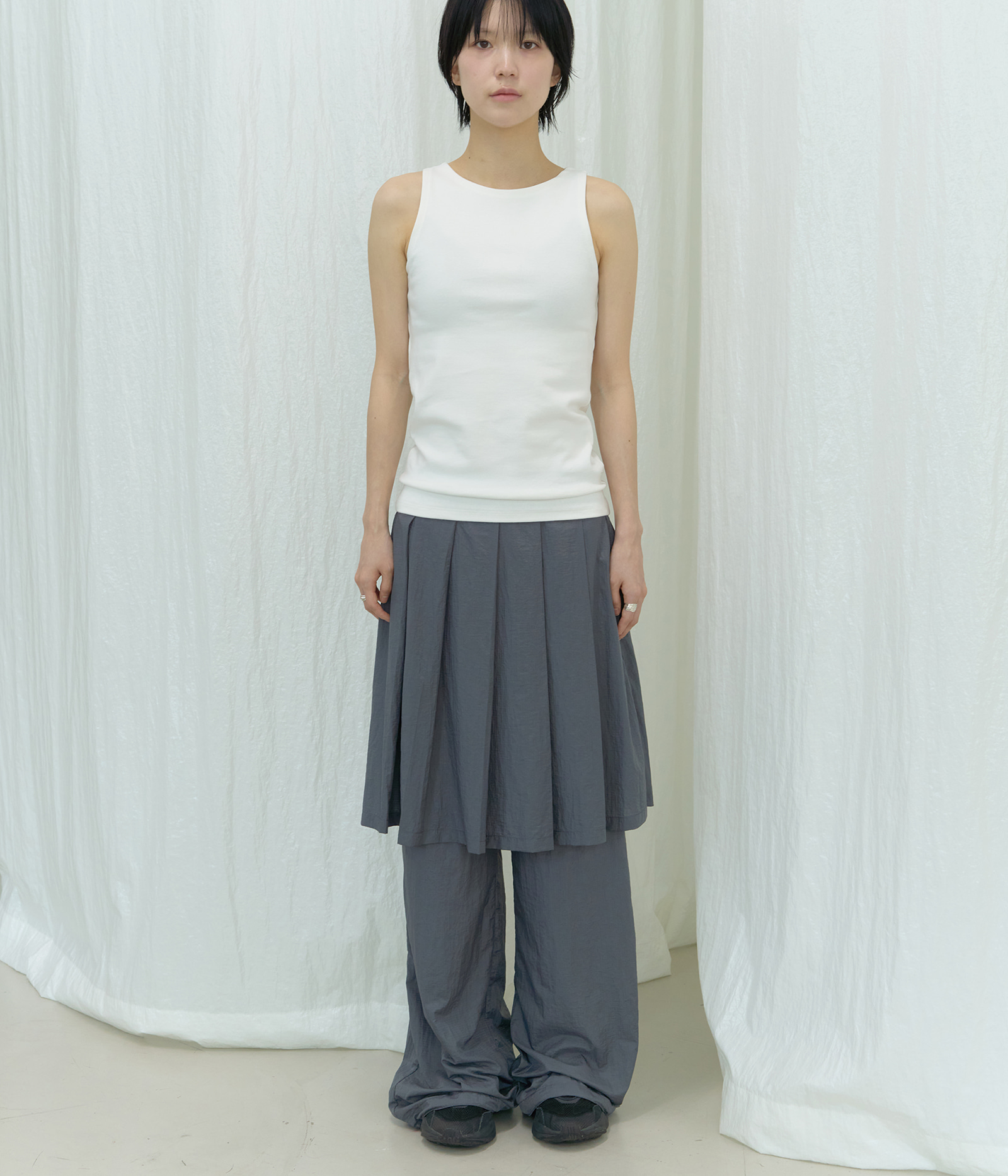 【HI FI FNK】25SS★ (002) Myaku Pleats Skirt Pants Pants - HIFIFNK