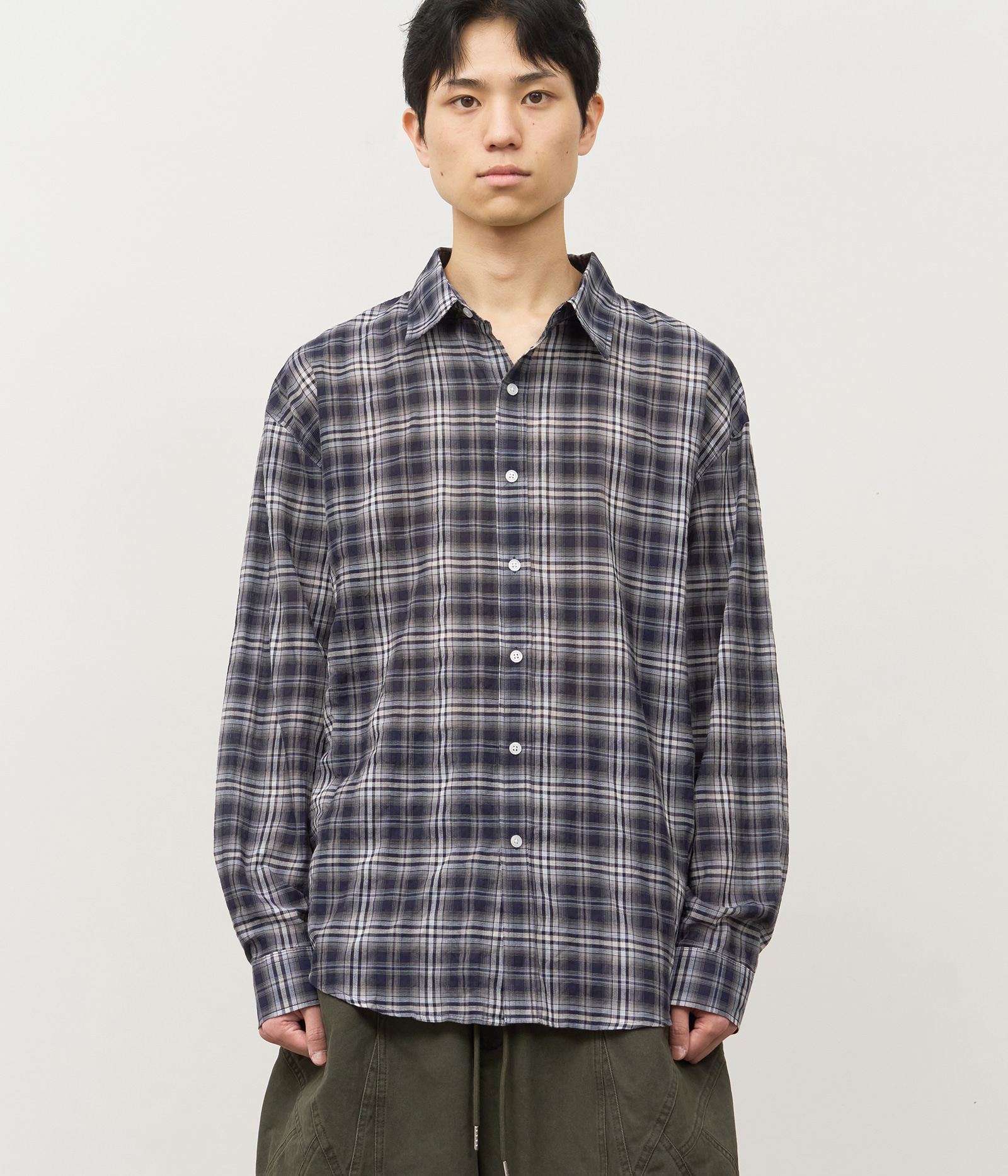 【HI FI FNK】Praha Checked Shirt Shirts - HIFIFNK