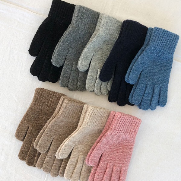 ニットウール手袋(wool80%)💛66girls💛