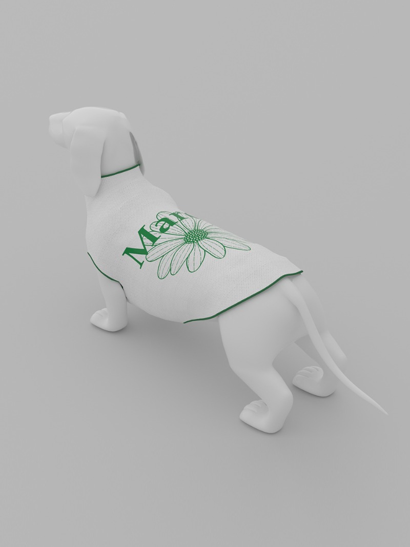 PET UV PROTECTION FAST DRY TSHIRTS_WHIT GREEN