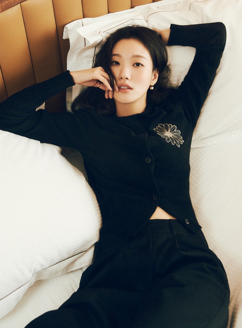 CASHMERE BLENDED CARDIGAN ROUND NECK_BLACK LATTE - MARDI