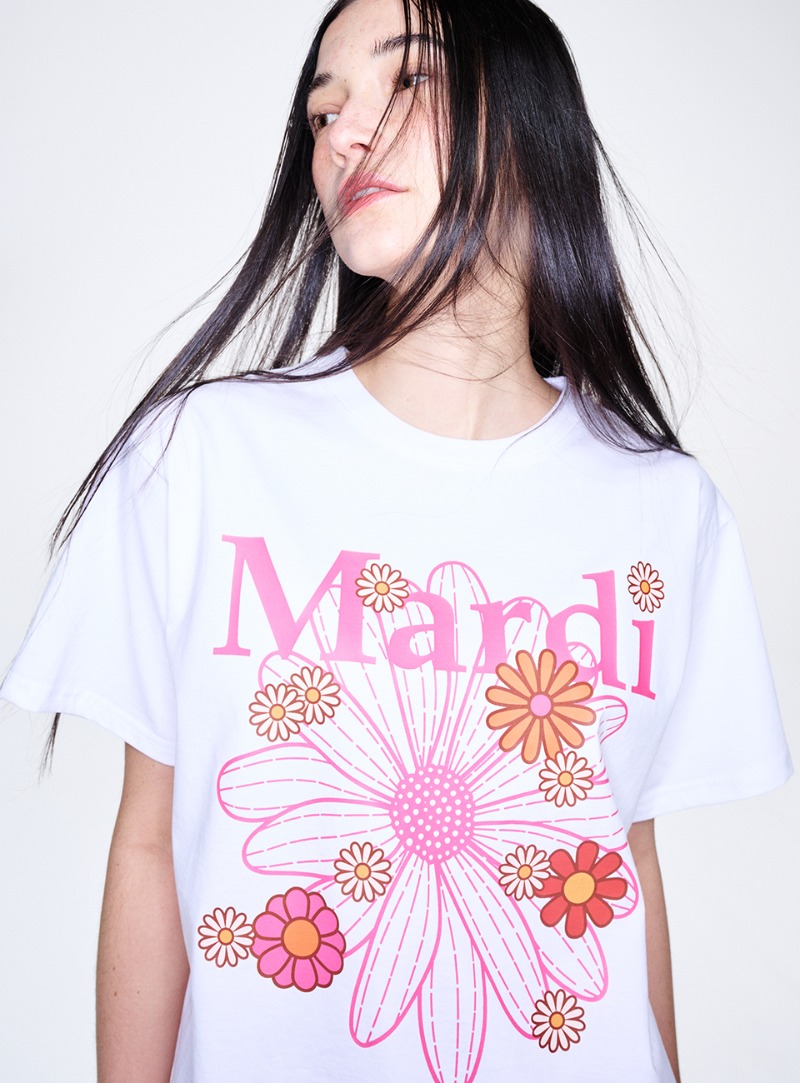 [5/31 순차배송] TSHIRT FLOWERMARDI BLOSSOM_WHITE PINK