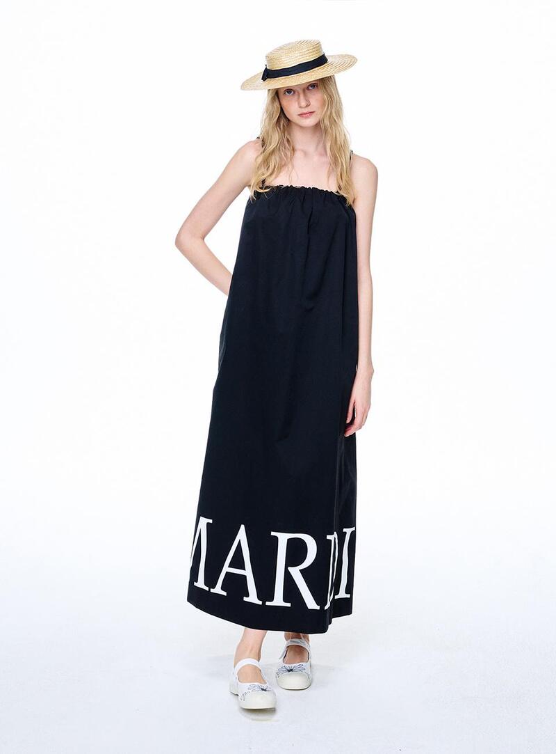 MAXI DRESS MARDI NOUVEAU_BLACK WHITE