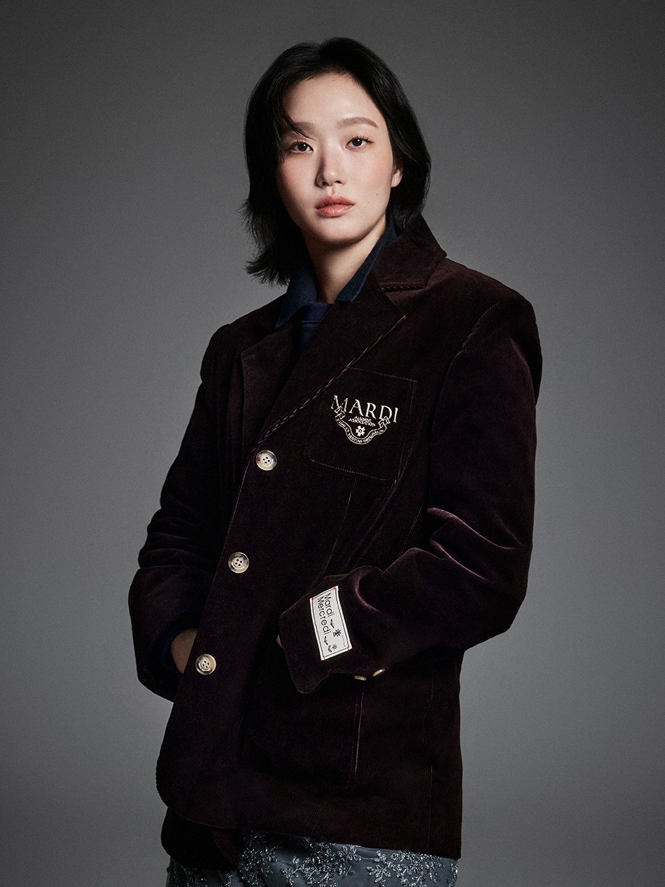 ★MARDI MERCREDI★CLASSIC SINGLE JACKET CORDUROY JACKET ALUMNI CLASSIQUE_BROWN - MARDI MERCREDI