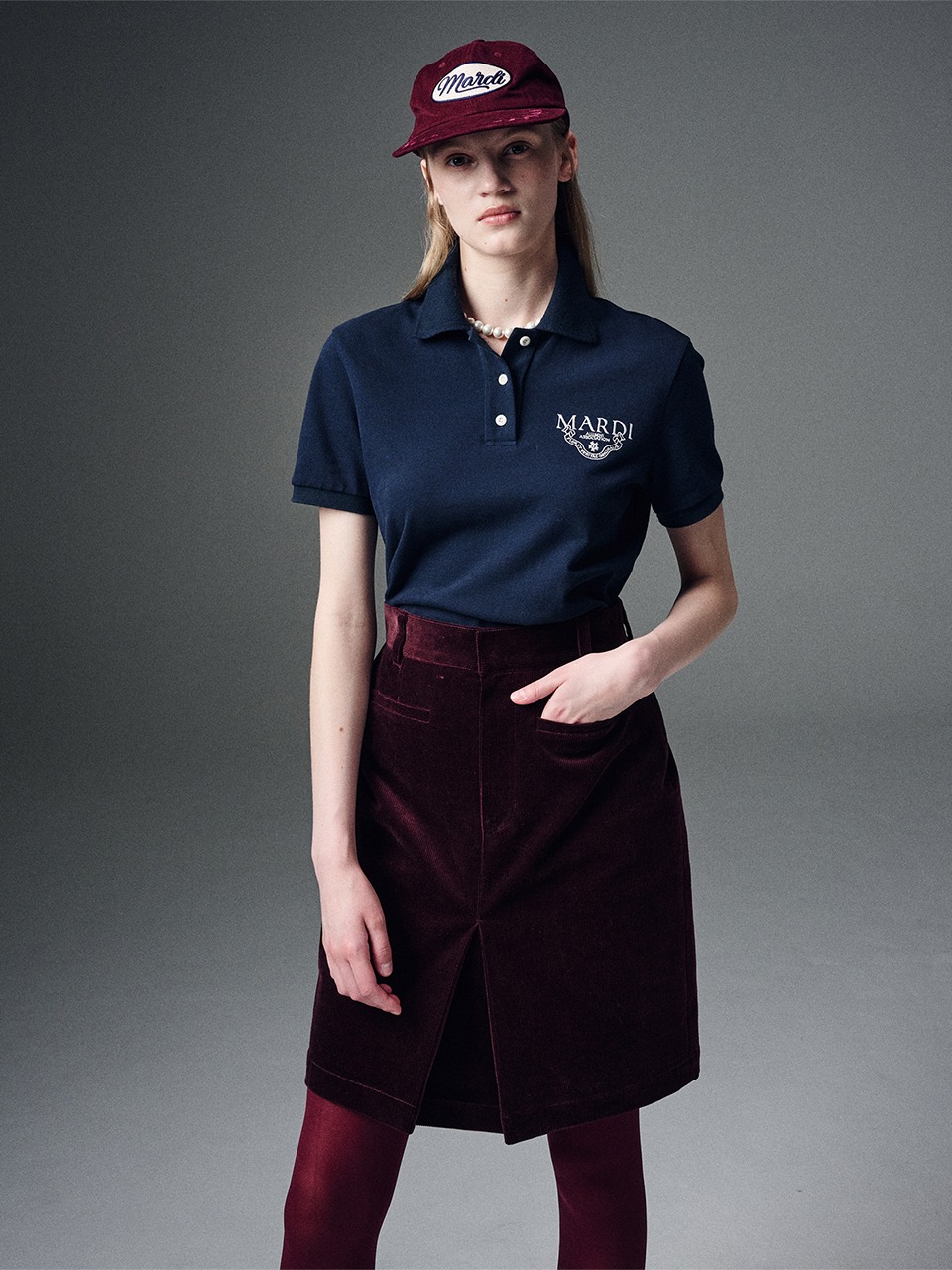 ★MARDI MERCREDI★CORDUROY MIDI SKIRT★大人気★ ☆MARDI MERCREDI☆CORDUROY MIDI SKIRT