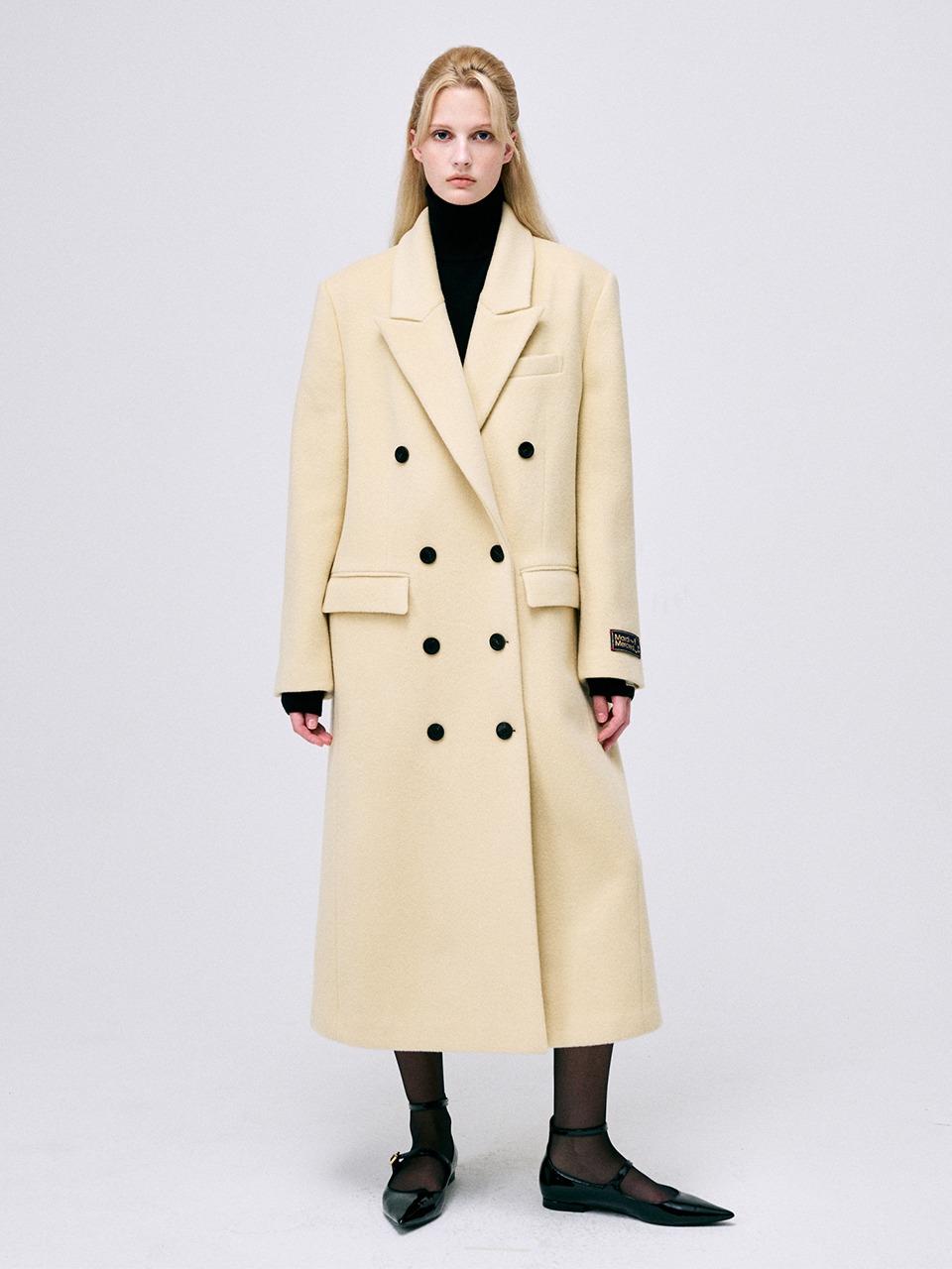 ★MARDI MERCREDI★WOOL CLASSIC DOUBLE BREASTED COAT_CAMEL★ ☆MARDI MERCREDI☆WOOL CLASSIC DOUBLE BREASTED COAT_CAMEL☆