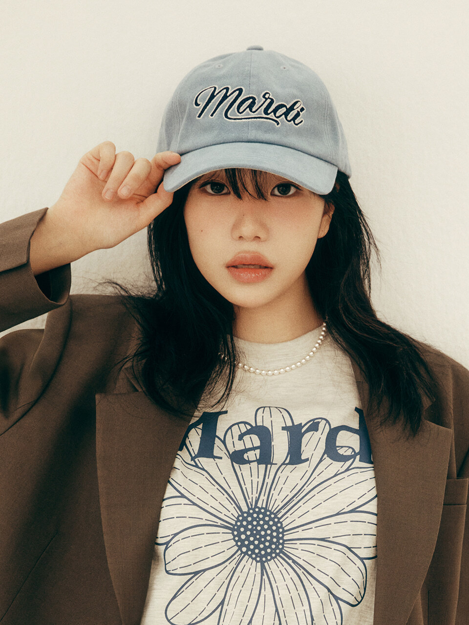 Mardi Mercrediキャップ CAP MARDI LOGO ROPE（キャップ）｜Mardi Mercredi（マルディ