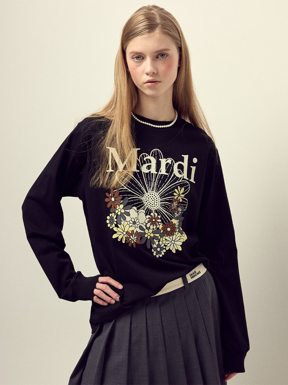 Mardi Mercredi バーガンディxシルバー NEW ARRIVALS - MARDI MERCREDI