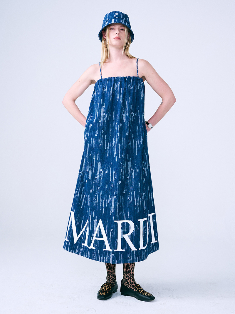 MAXI DRESS MARDI ADJUSTABLE STRAP_BLUE WHITE