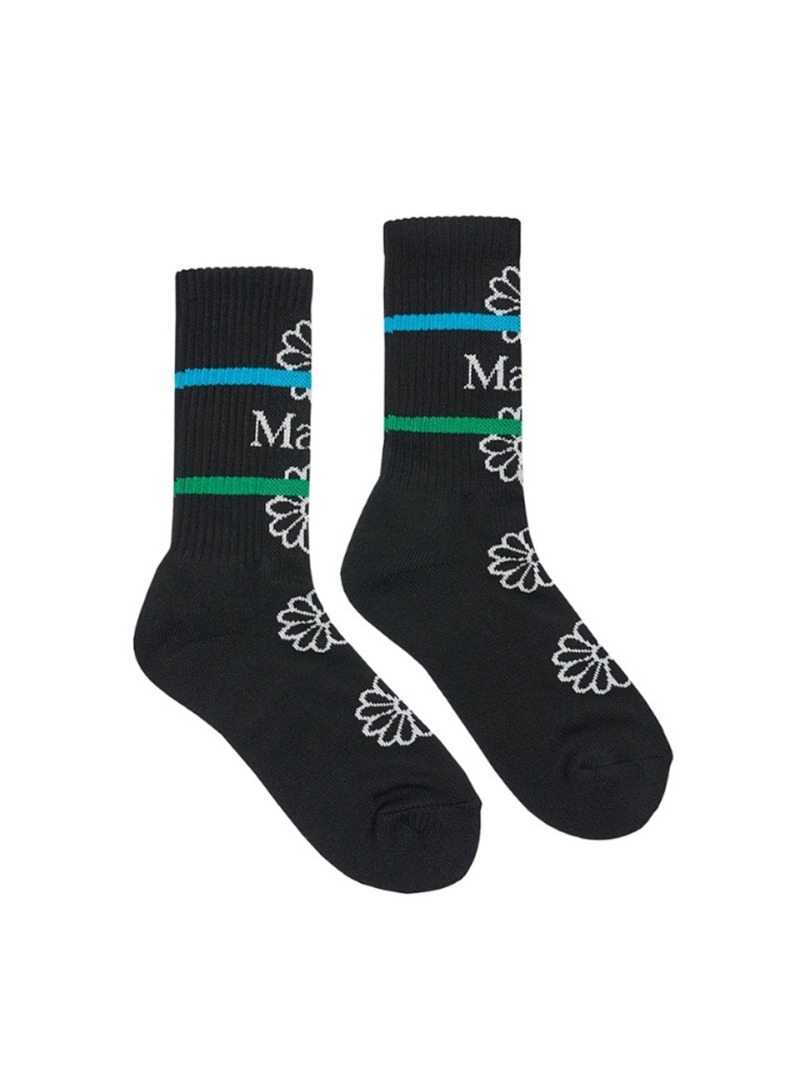 SOCKS FLOS EMOJI_BLACK