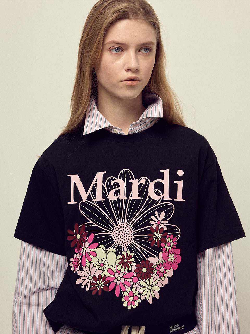 Mardi Mercredi バーガンディxシルバー NEW ARRIVALS - MARDI MERCREDI