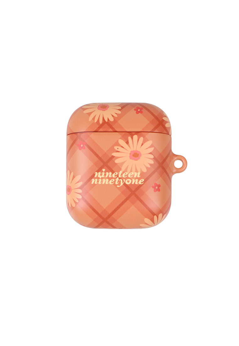 CHECK FLOWER AIRPODS CASE