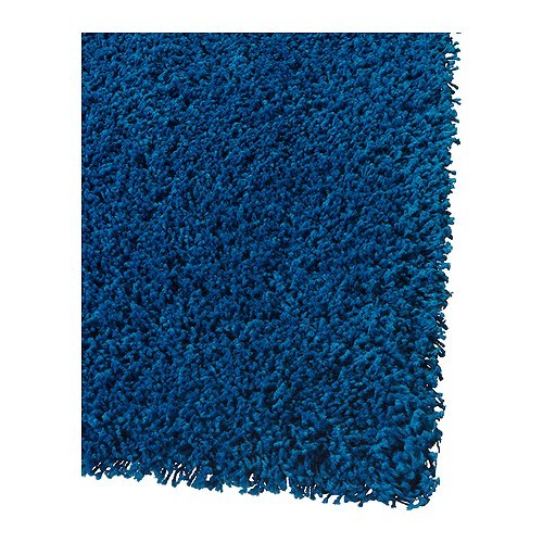 [이케아] HAMPEN Rug High Pile (Bright Blue, 160x230cm) 502.037.74 - 마켓비