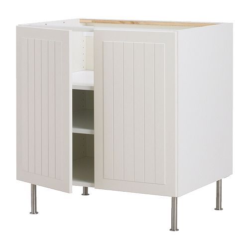 [이케아] FAKTUM Base Cabinet with Shelves/2 Doors (Stat off-white, 60cm) 898.830.88 - 마켓비
