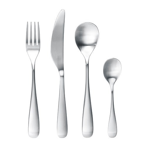 [이케아] LOJA 24-pieces Cutlery Set (Stainless Steel) 101.660.90 - 마켓비