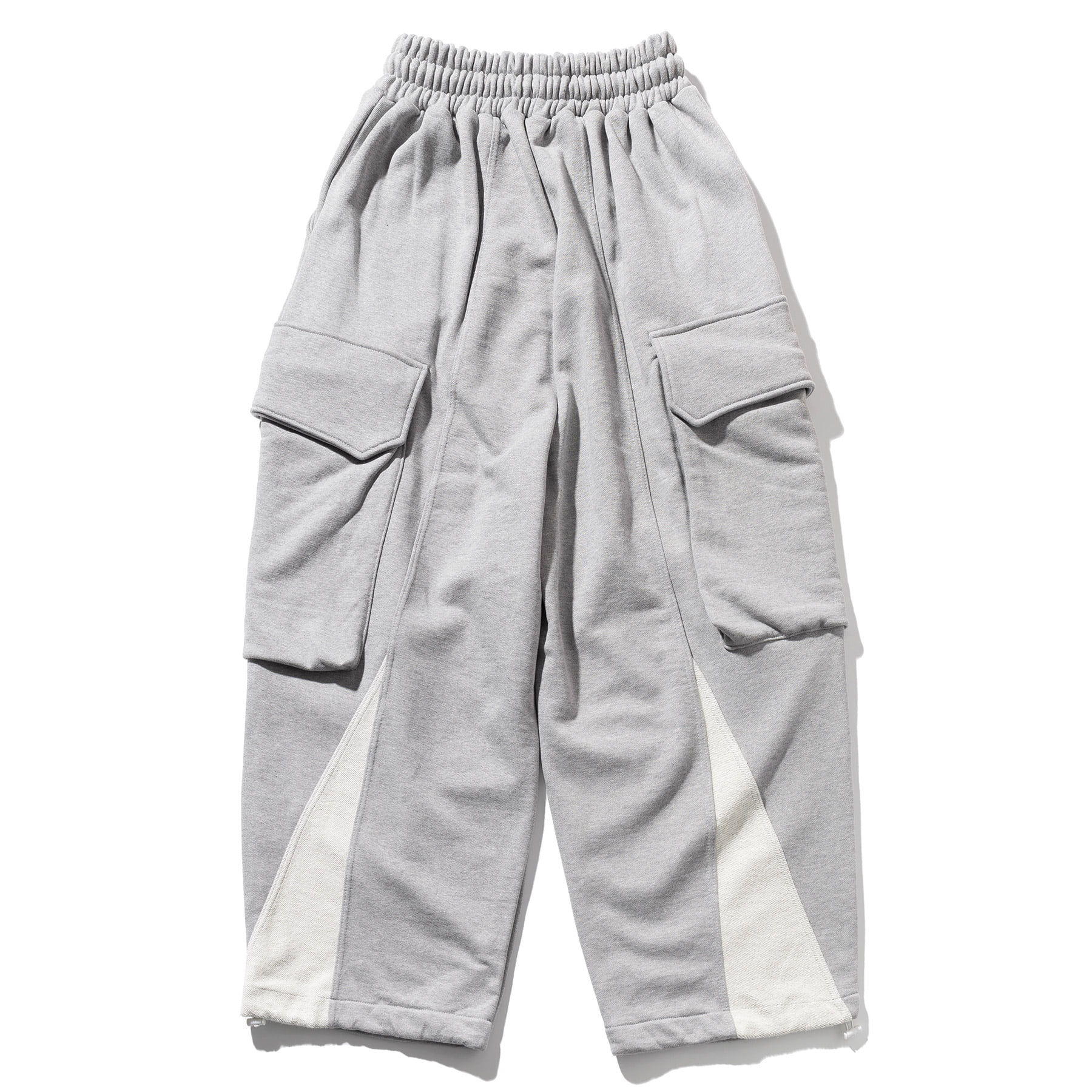 DIVISION WIDE CARGO STRING PANTS-MFTTP003-GY