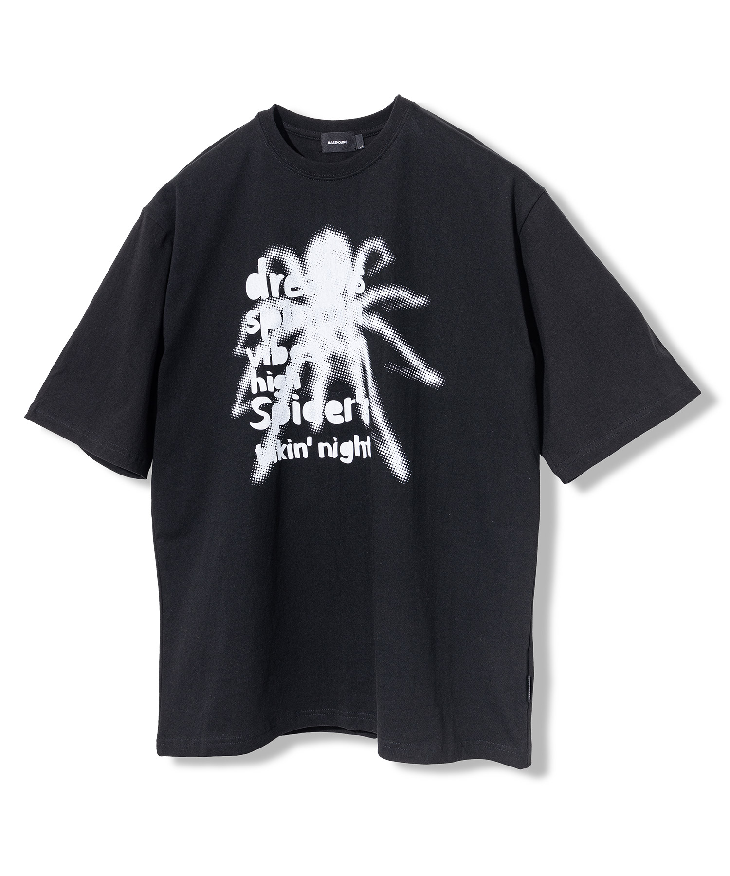 SPIDER REAL OVERSIZED SHORT T-SHIRTS MSFTS001-BK